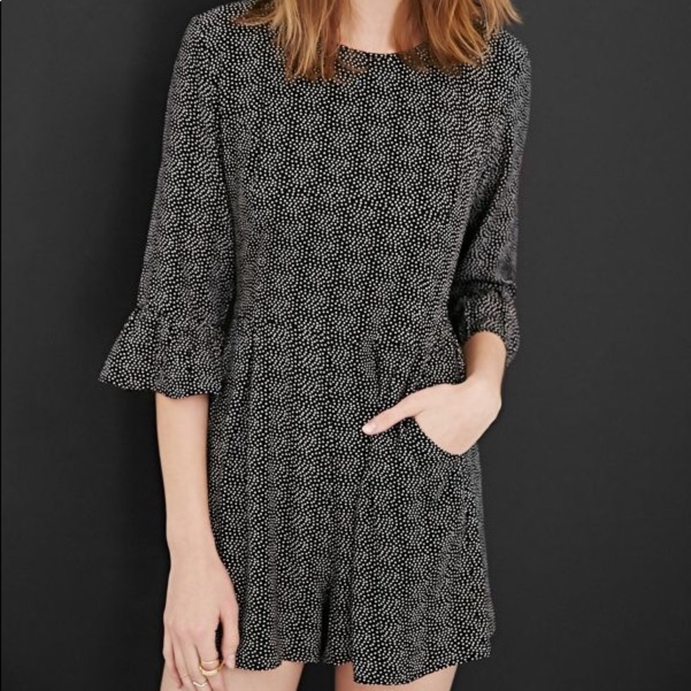 SALE! urban outfitters polka dot romper